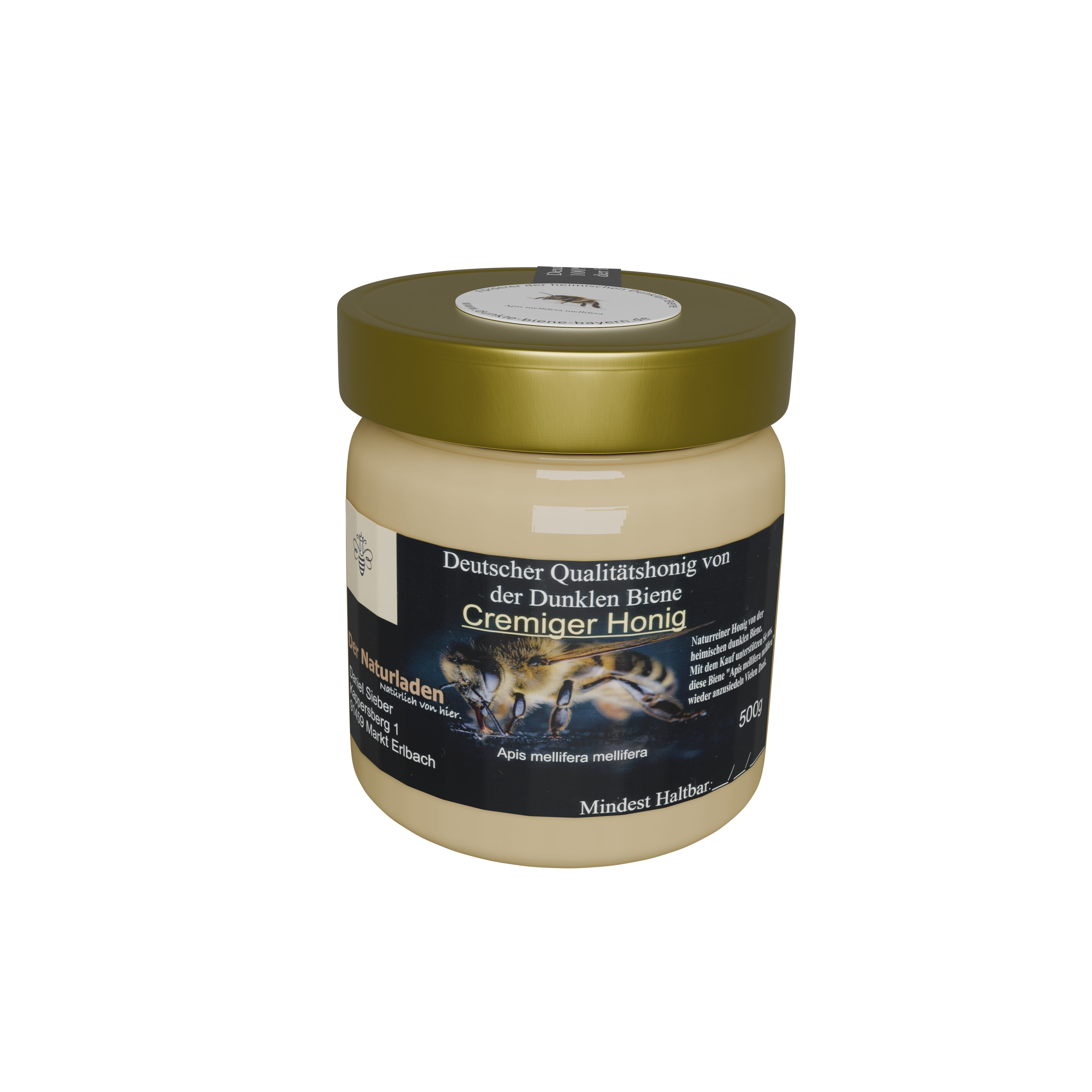 Cremiger Honig der Dunklen Biene