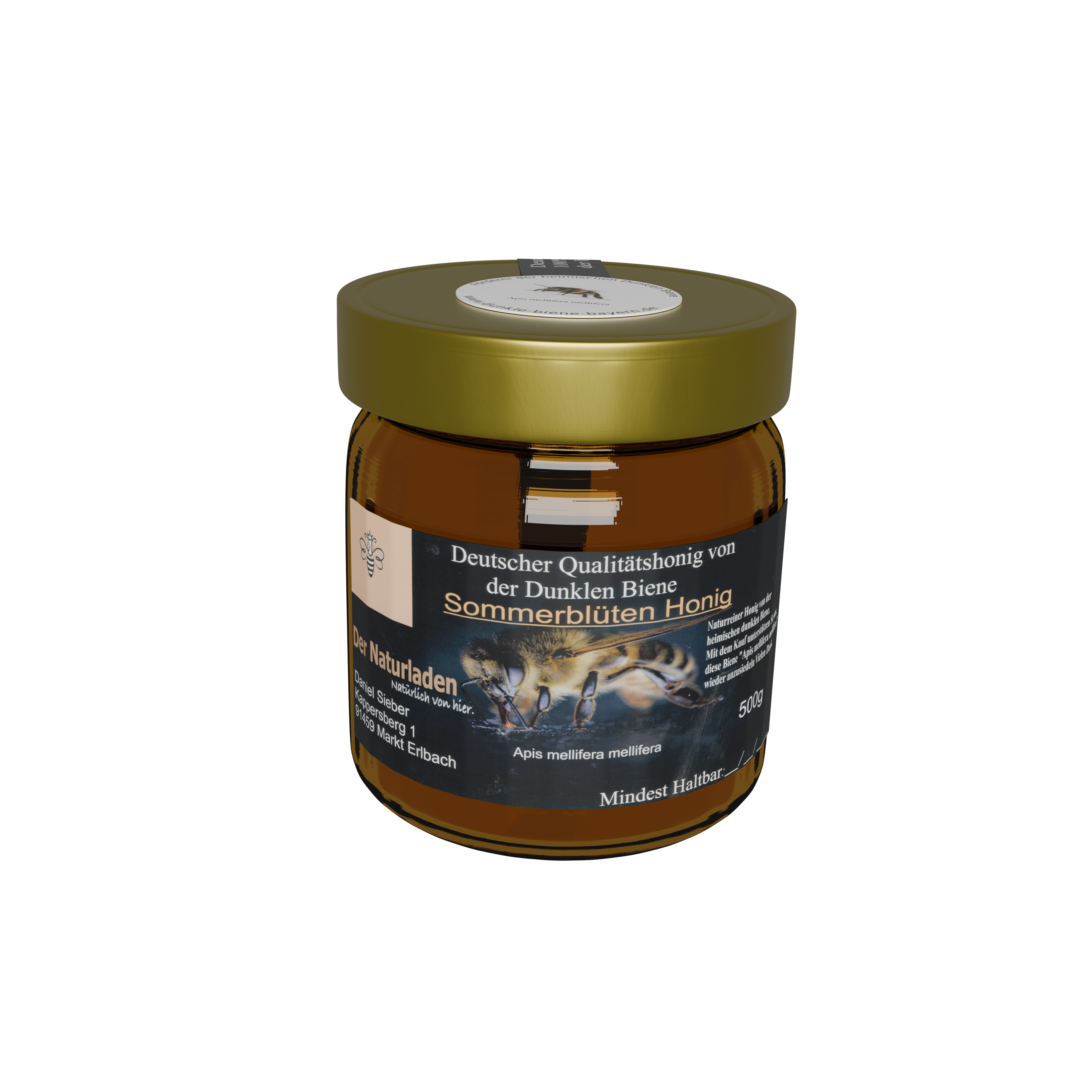 Sommerblütenhonig der Dunklen Biene