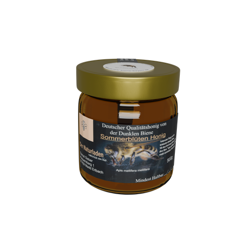 Sommerblütenhonig der Dunklen Biene